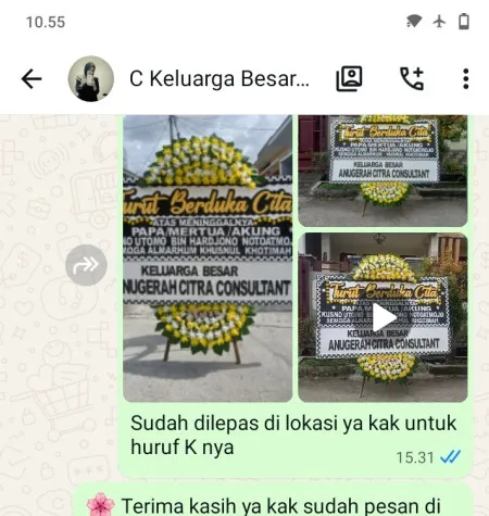 Pengiriman Papan Bunga Duka Tambi Lor Sliyeg