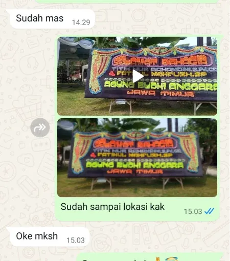 Pengiriman Papan Bunga Tambi Lor Sliyeg